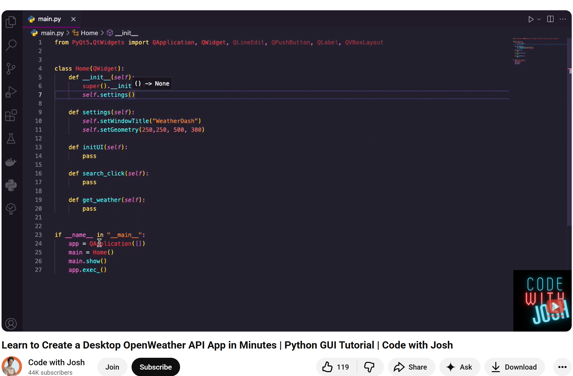 This video provides a complete developer's perspective on creating a real-time weather app, from API retrieval to UI updates. It helps you understand how data is presented under extreme weather conditions (e.g., blizzards, extreme heat), corresponding to my Activity 2 UX unknown: How to express changes in comfort under extreme weather conditions. Link: https://youtu.be/h_Aiijsv-zI?si=gel6vUoVl6HR7OfJ